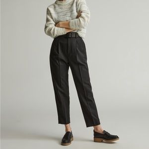 Everlane tencel way high taper pant trousers